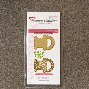 Spellbinders Shapeabilities Decorative Layered Basket HDC 714 NWT